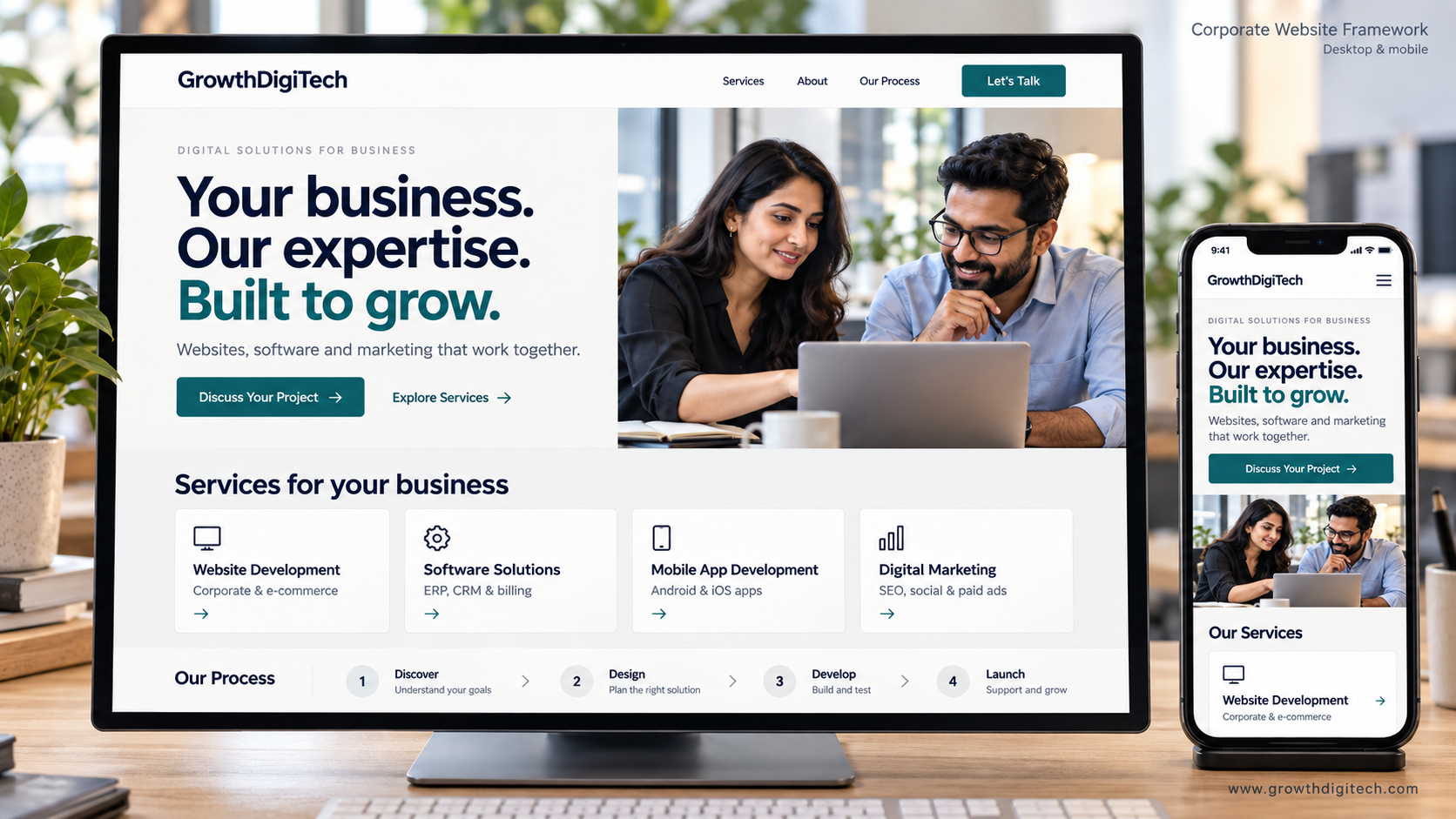 Corporate Website Framework